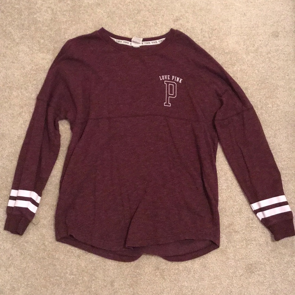 PINK Plum Long Sleeve Tee